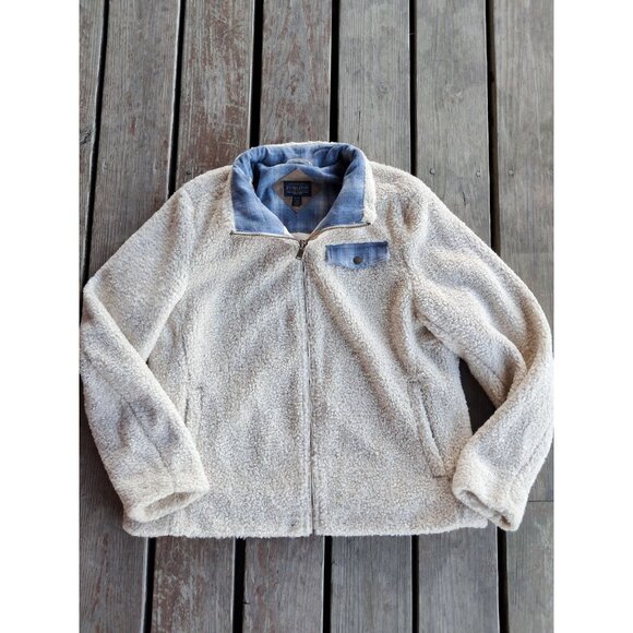 Pendleton Women's Sherpa Fleece Full-Zip Jacket Fall Winter Warm Size XL - Picture 2 of 3